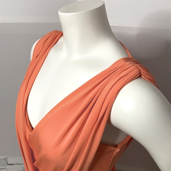 SOLD | 🔥SALE🔥 BCBGMaxAzria Alondra Melon Bodycon Mini Dress - Picture 5 of 16